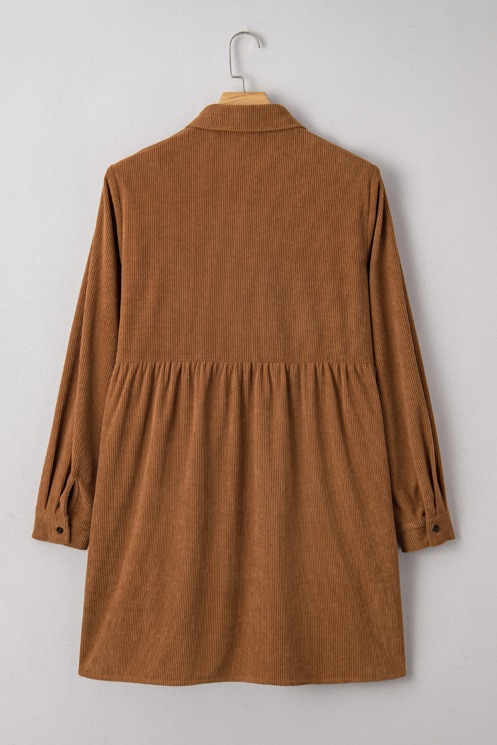 Threaded Pear Galilea Corduroy Full Collared PLUS Shirt