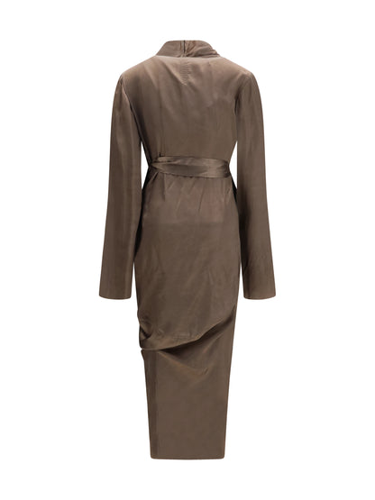 Dress Asymmetric Wrap Cupro