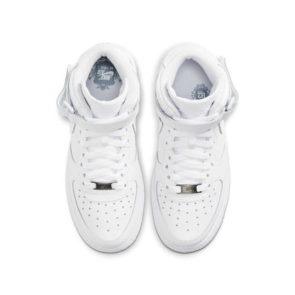 Nike Grade School Air Force 1 Mid White Gs Sneakers