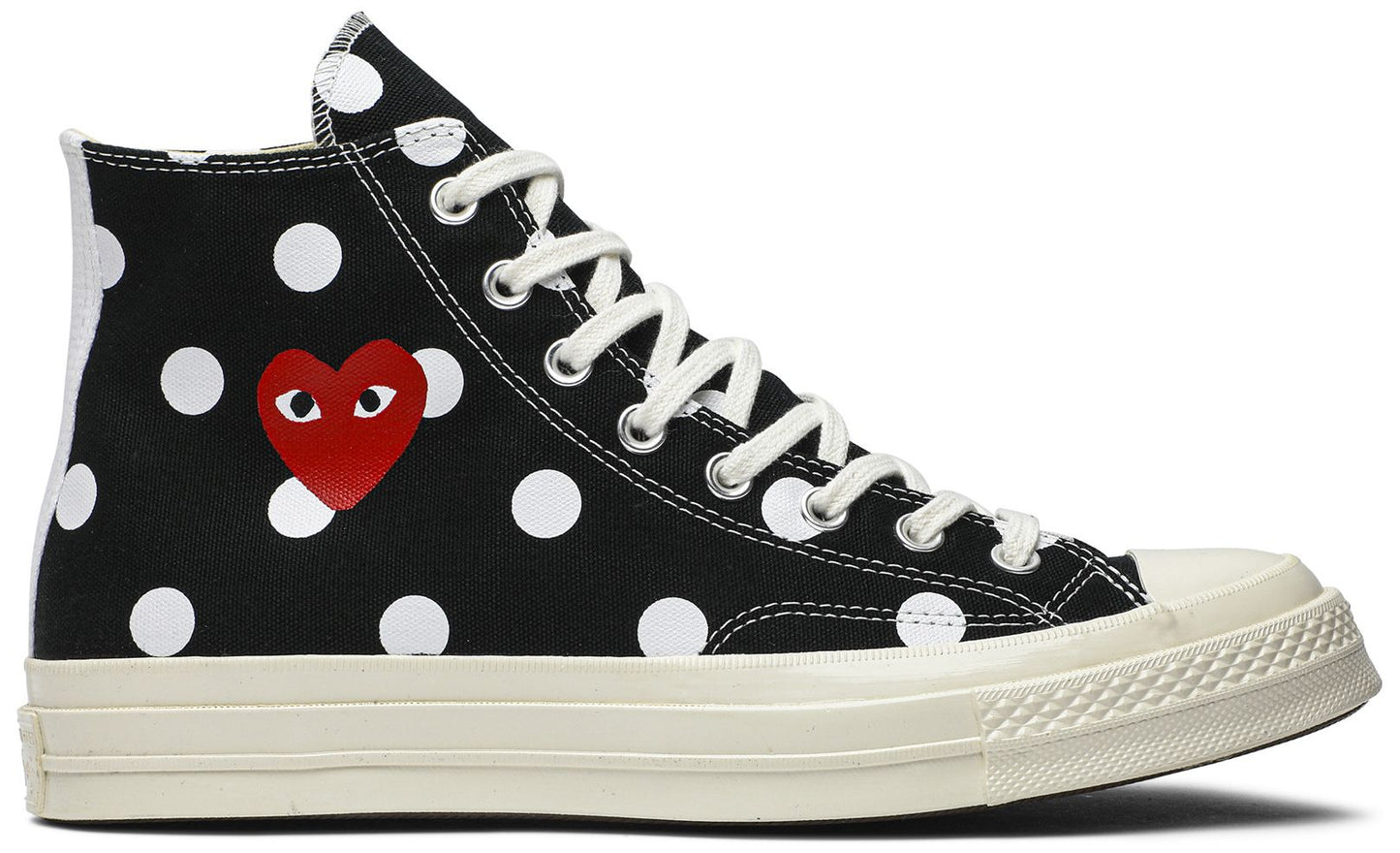 Men's Converse Chuck Taylor All Star '70 Hi - Comme des Garçons Play Polka Dot Black