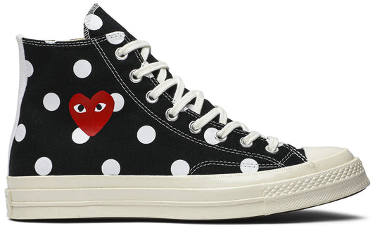 Men's Converse Chuck Taylor All Star '70 Hi - Comme des Garçons Play Polka Dot Black