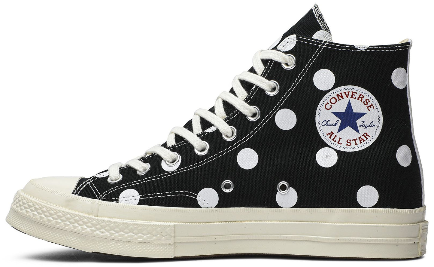 Men's Converse Chuck Taylor All Star '70 Hi - Comme des Garçons Play Polka Dot Black