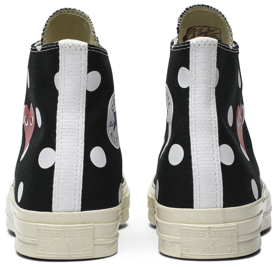 Men's Converse Chuck Taylor All Star '70 Hi - Comme des Garçons Play Polka Dot Black