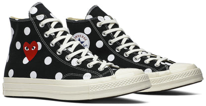 Men's Converse Chuck Taylor All Star '70 Hi - Comme des Garçons Play Polka Dot Black