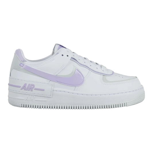 Nike Air Force 1 Shadow Women's Sneakers — White & Lilac Bloom Low-Top
