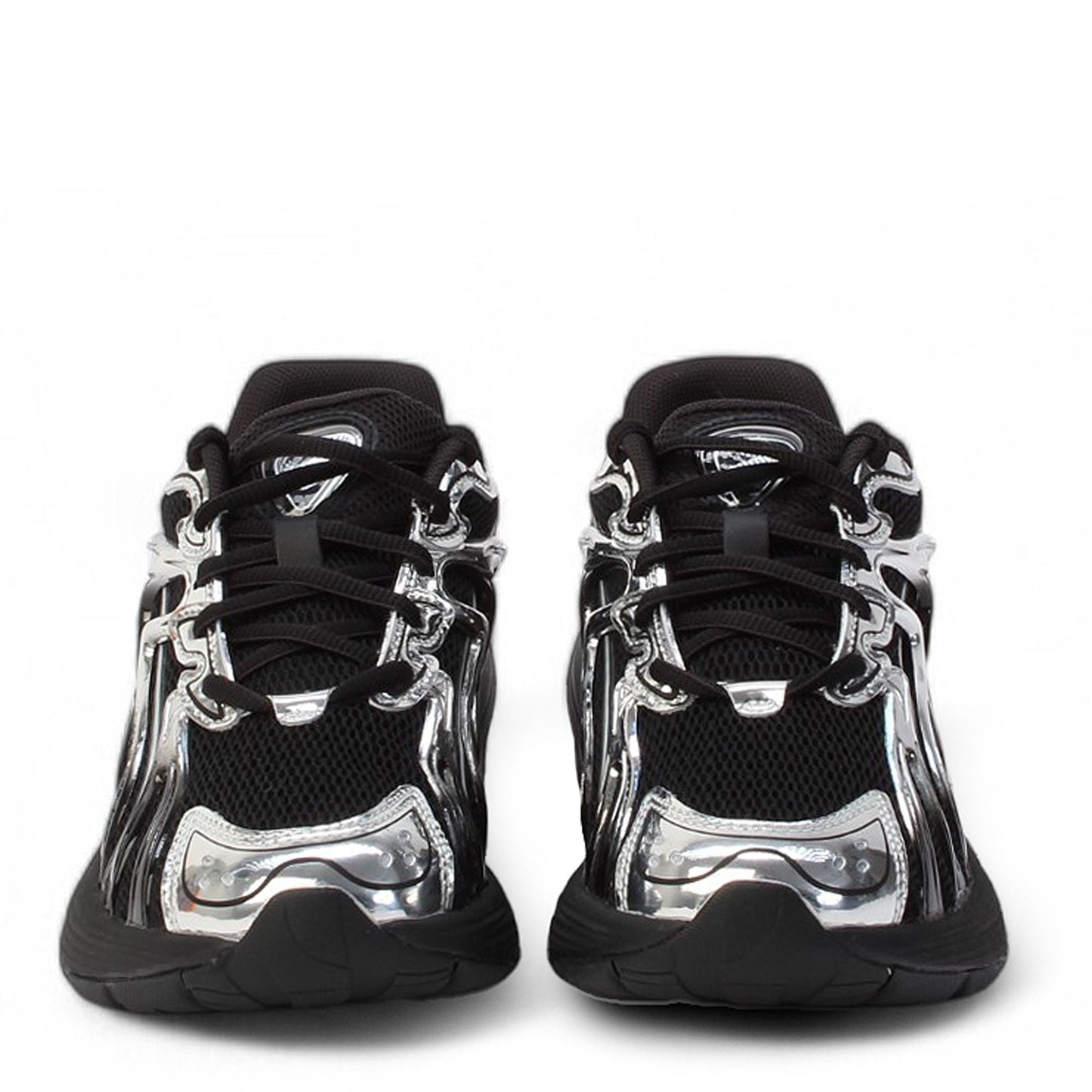 Puma Grade School Inverse Rev Black Dark Grey Silver