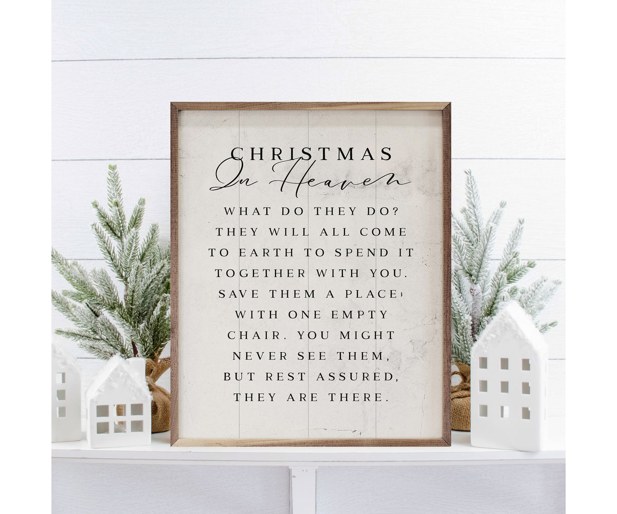 Kendrick Home Christmas In Heaven White