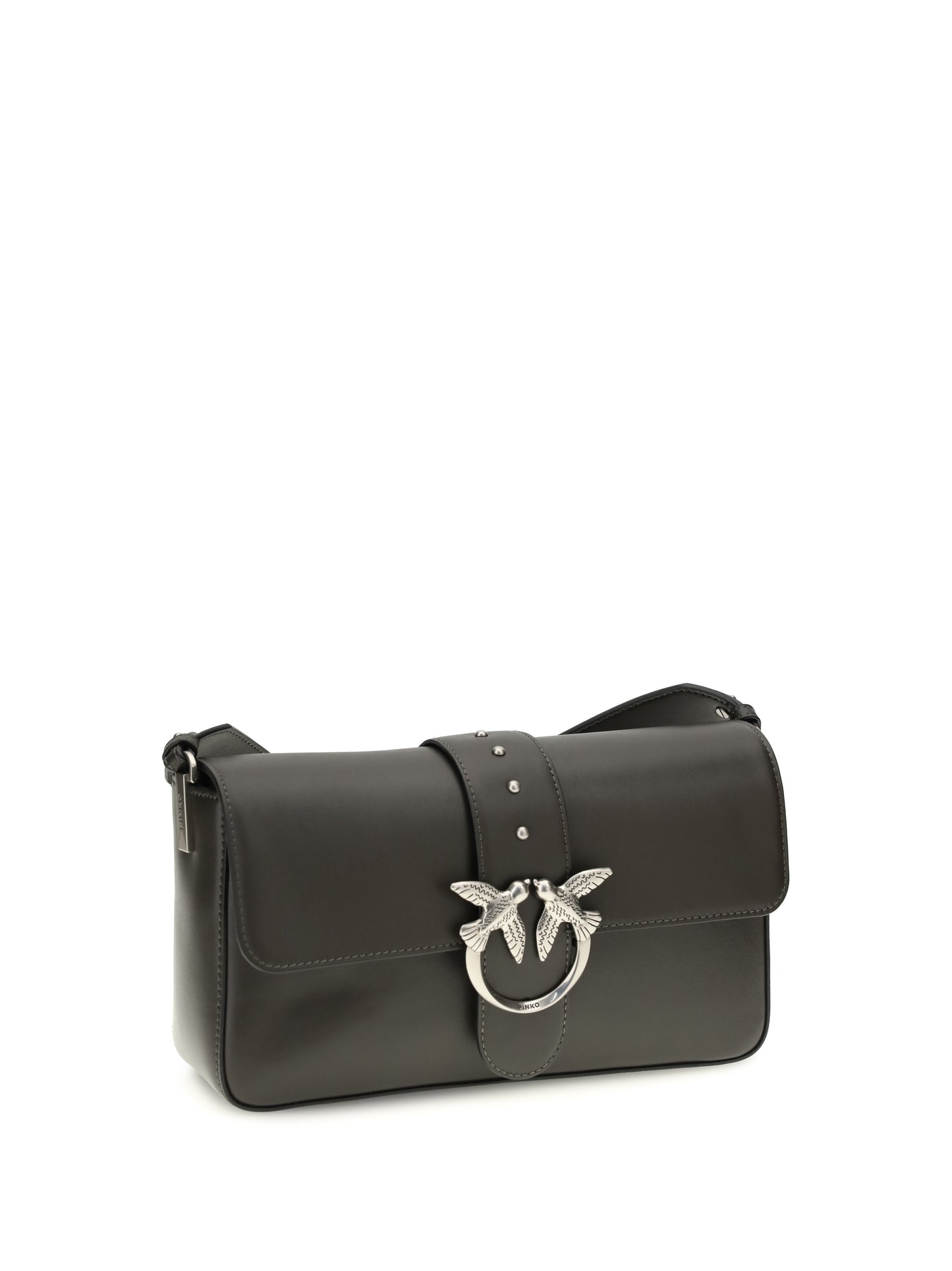 Shoulder Bag Love One Mud Green Leather