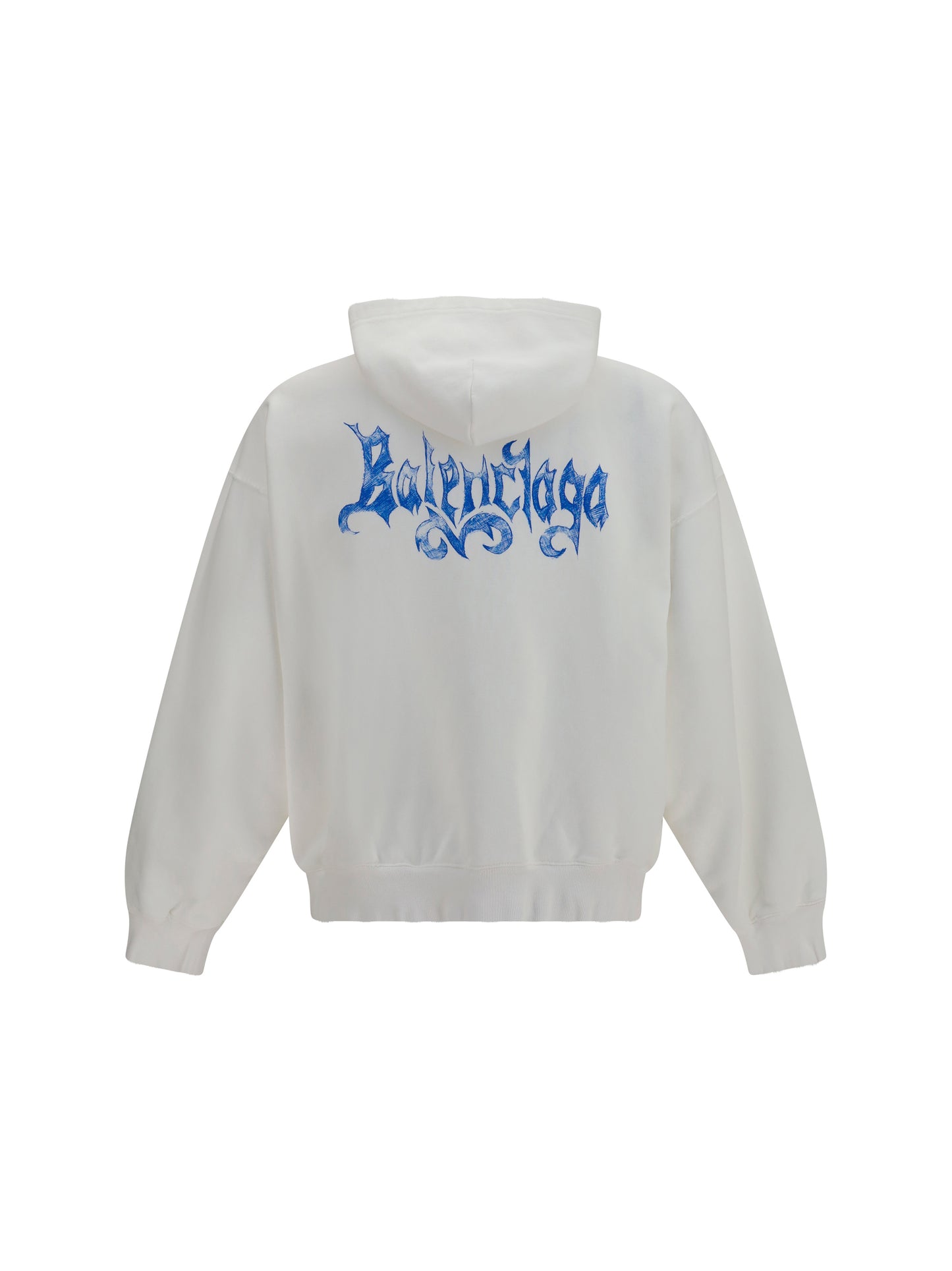 Zip Hoodie Sketchy Full White