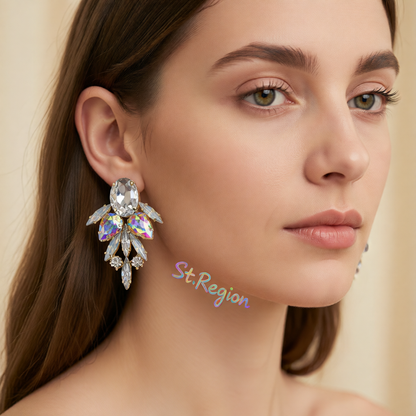 Crystal & Cubic Zirconia Drop Earrings