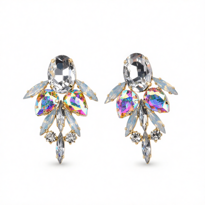 Crystal & Cubic Zirconia Drop Earrings