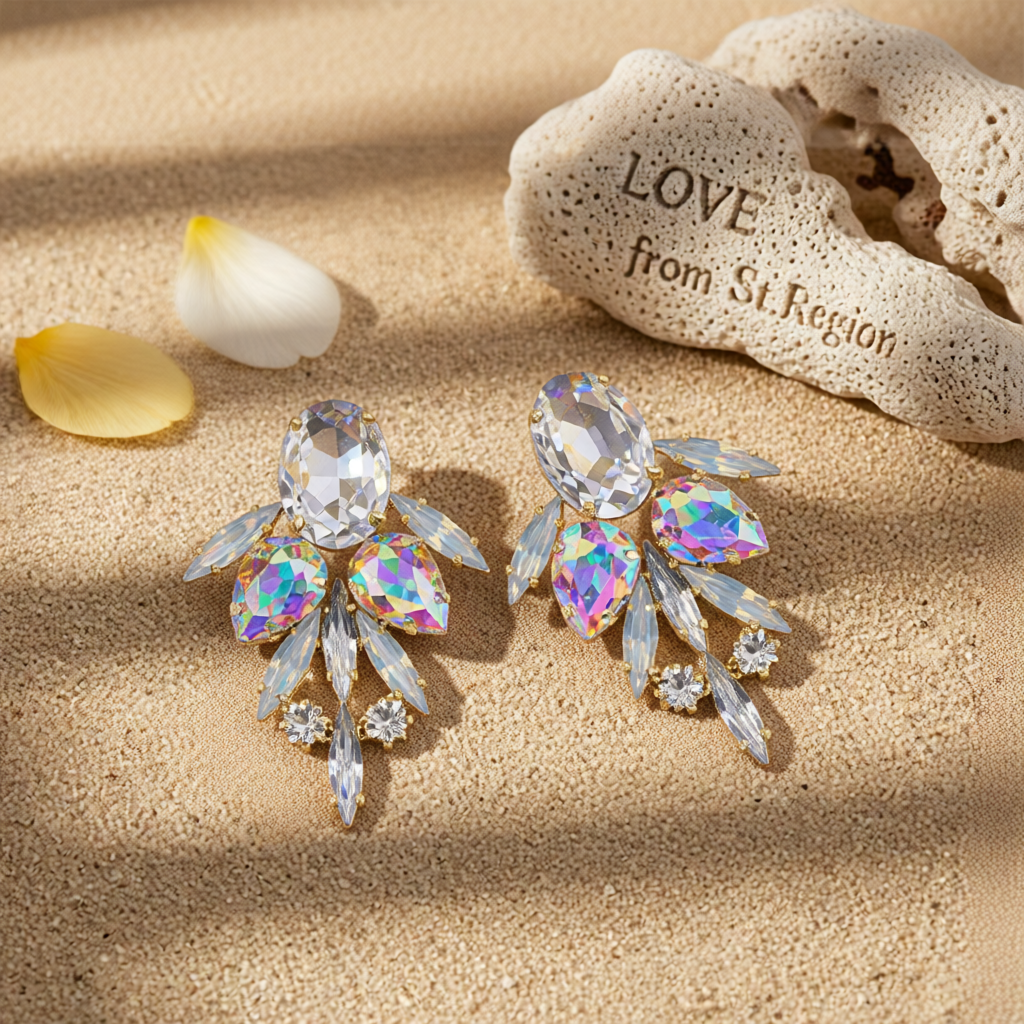 Crystal & Cubic Zirconia Drop Earrings