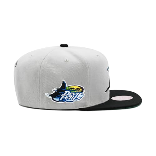 Mitchell & Ness Men's MLB Away Snapback Coop Rays