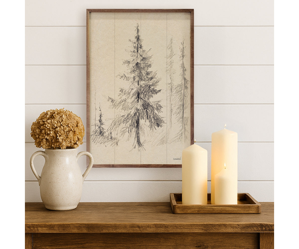 Kendrick Home Elegant Pine II By Danhui Nai