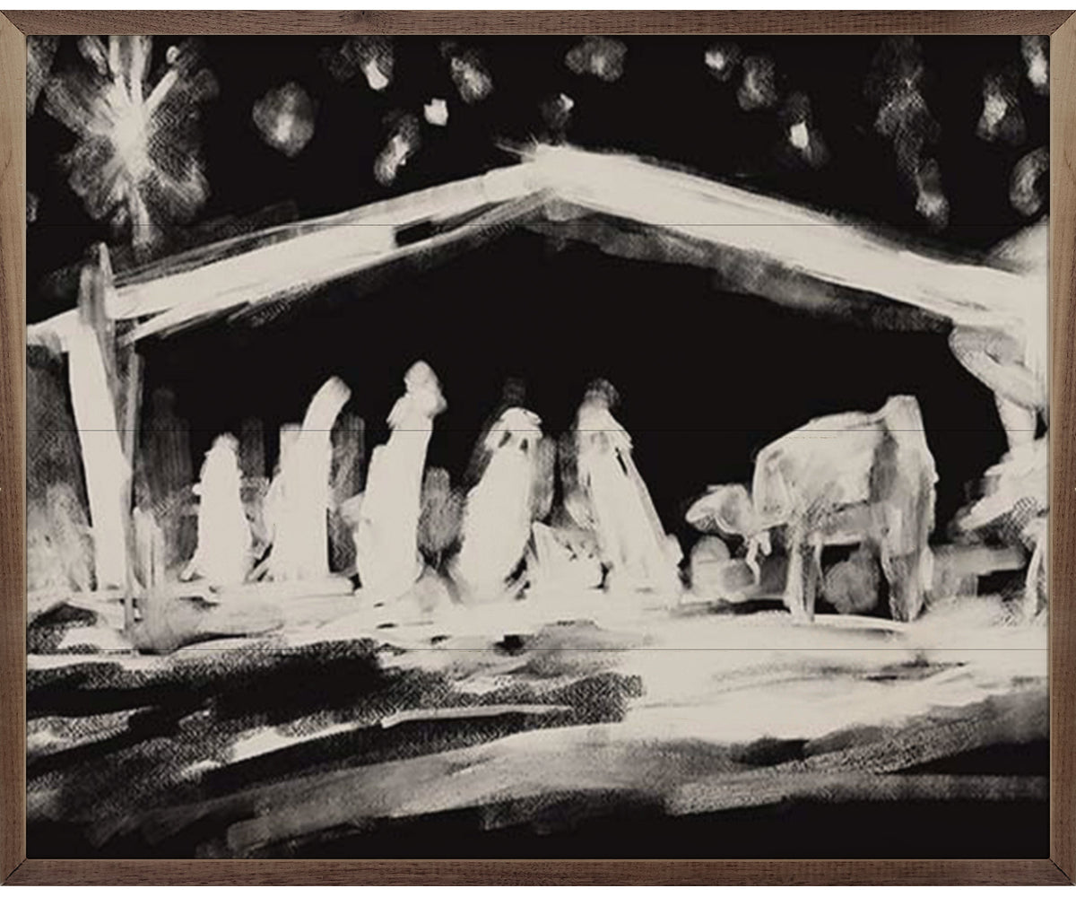 Kendrick Home Moody Christmas 1 Nativity By Emily Wood