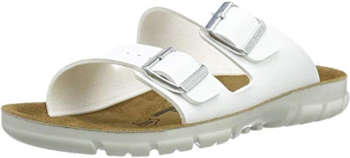 Birkenstock Unisex Bilbao Birko Flor White