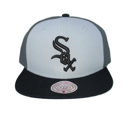 Mitchell & Ness Men's MLB Triple Play Liberty Snapback White Sox Snapback Caps