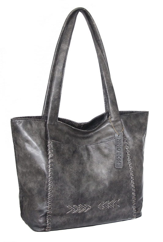 Wendy's Whip Stitch Tote in Black