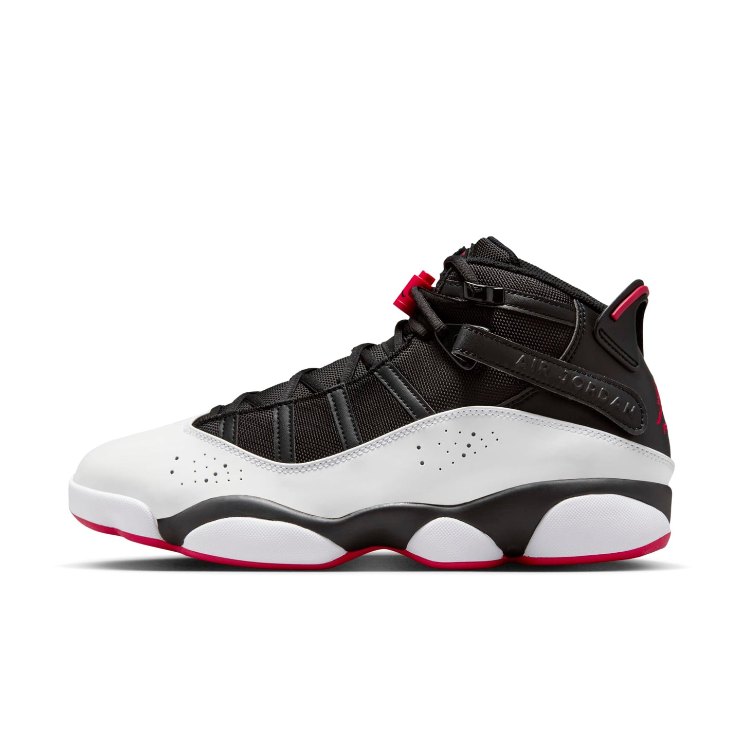 Men's Air Jordan Retro 6 Rings 'Black White Varsity Red'