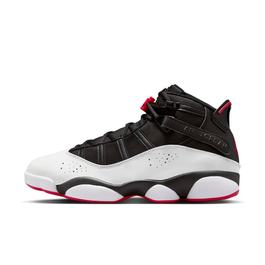 Men's Air Jordan Retro 6 Rings 'Black White Varsity Red'