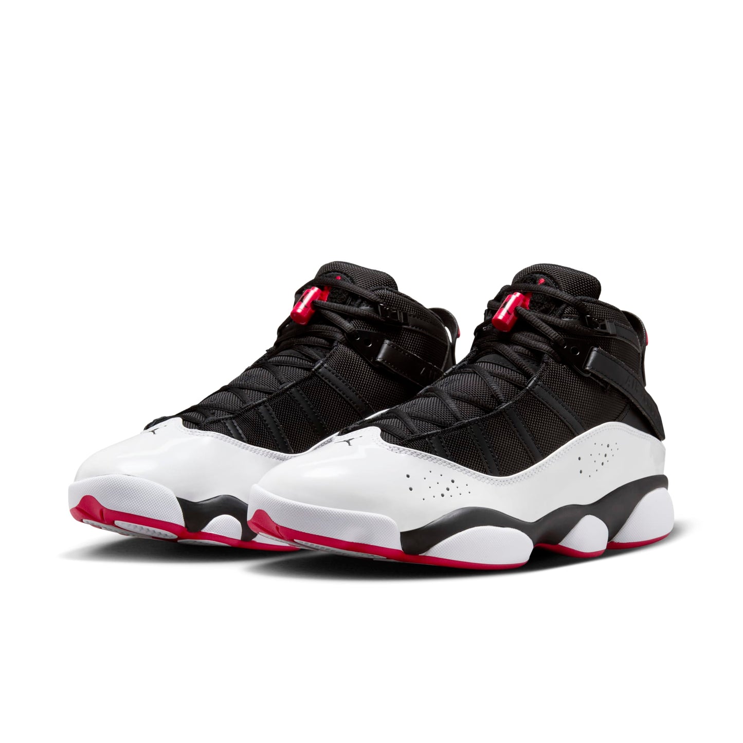 Men's Air Jordan Retro 6 Rings 'Black White Varsity Red'