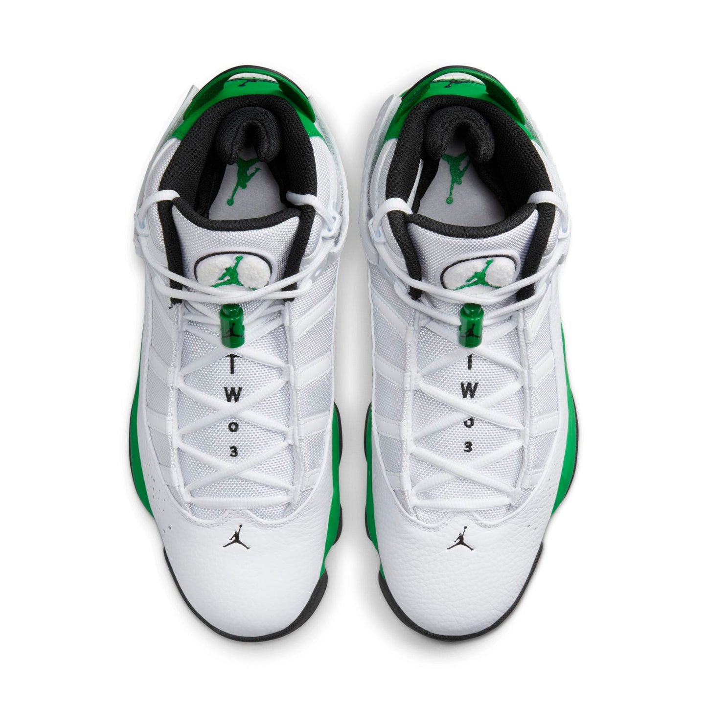 White/Black/Lucky Green-