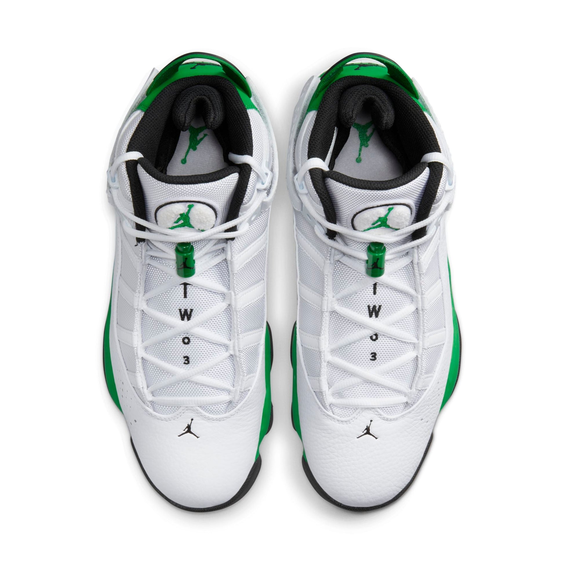 White/Black/Lucky Green-