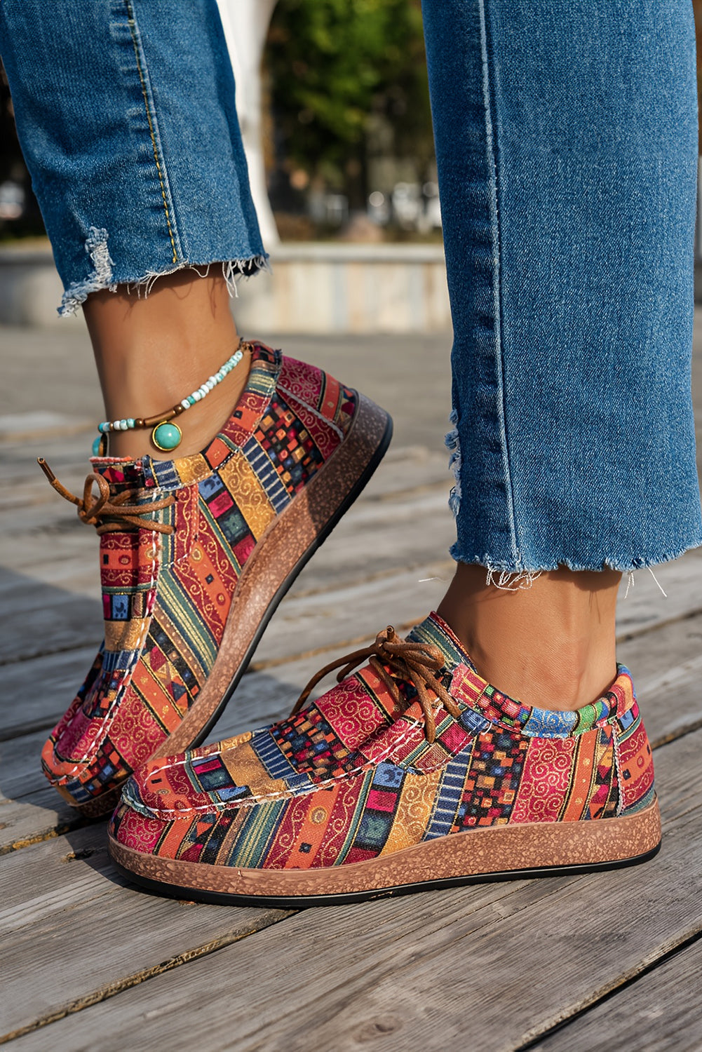 Threaded Pear Octavia Decor Slip On Shoes