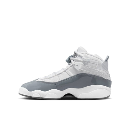 Air Jordan Grade School 6 Rings Gs 'White Cool Grey'