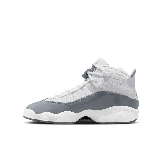 Air Jordan Grade School 6 Rings Gs 'White Cool Grey'