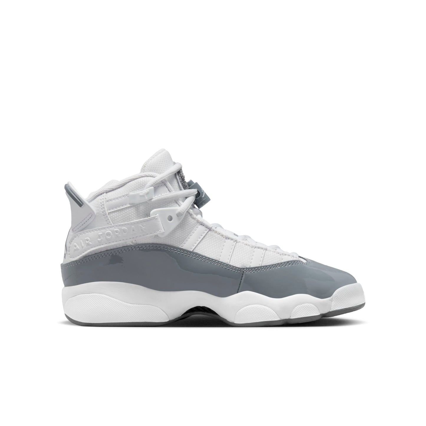 Air Jordan Grade School 6 Rings Gs 'White Cool Grey'