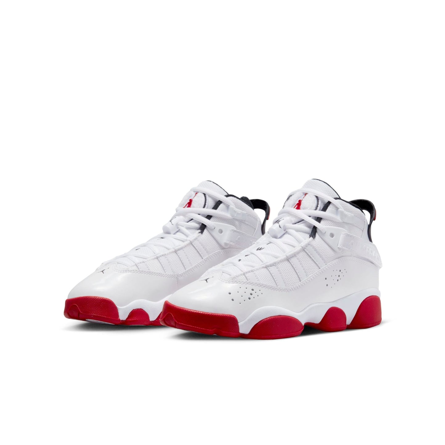 Grade School Air Jordan 6 Rings Gs 'White University Red'