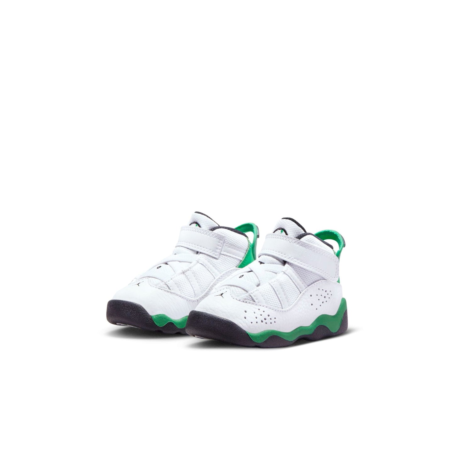 Toddlers Air Jordan 6 Rings Td 'White Lucky Green'