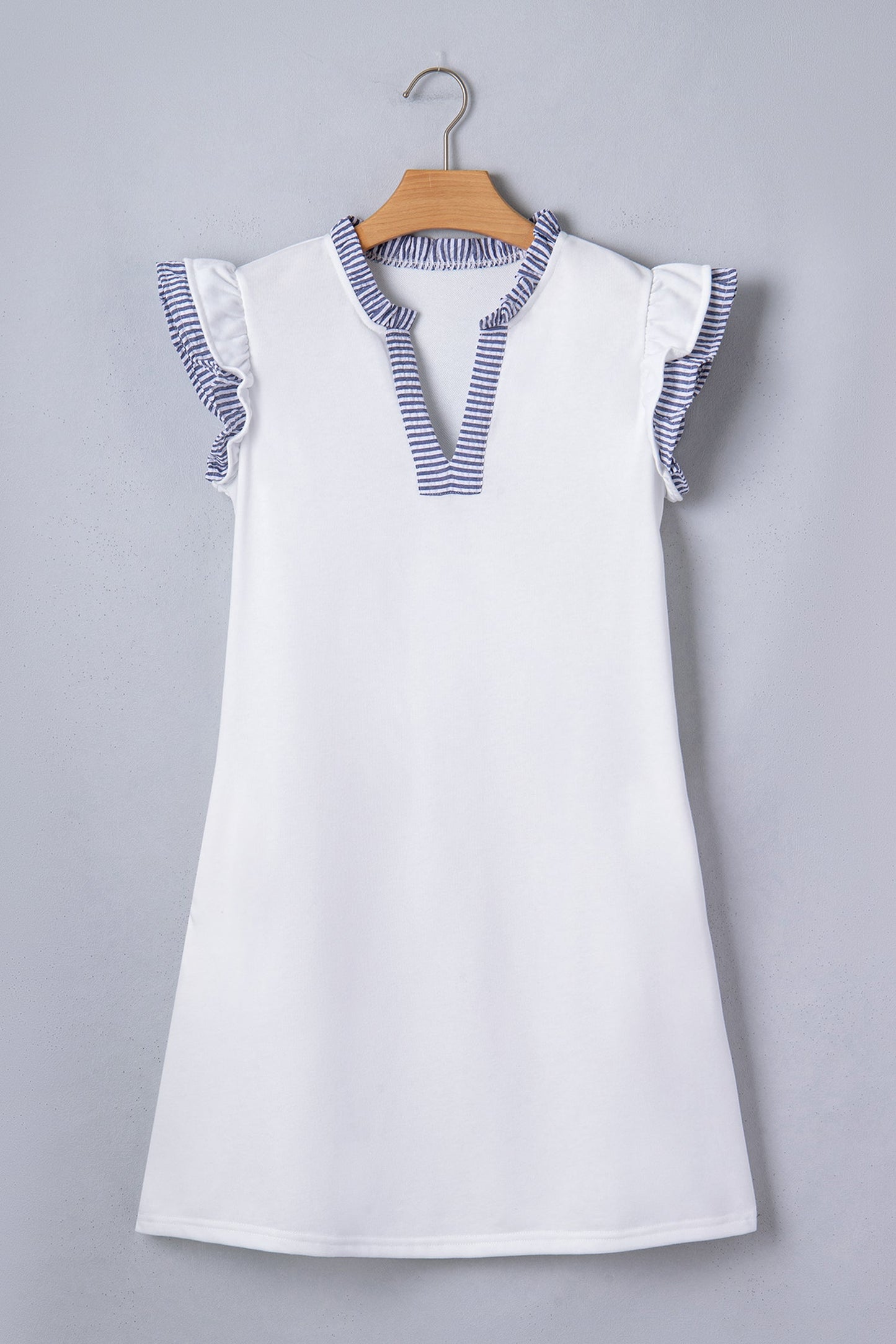 Threaded Pear Aleena Ruffle Trim Sleeveless Dress