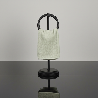 Classical Double Ring Design Fingertip Towel Holder