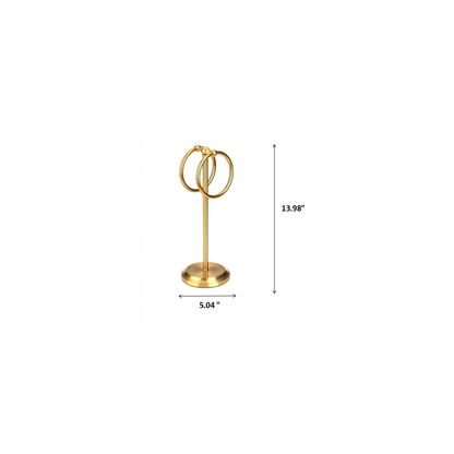 Classical Double Ring Design Fingertip Towel Holder
