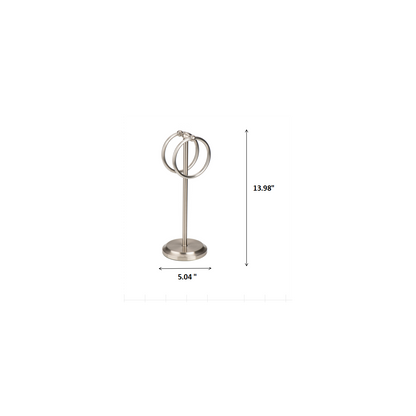 Classical Double Ring Design Fingertip Towel Holder
