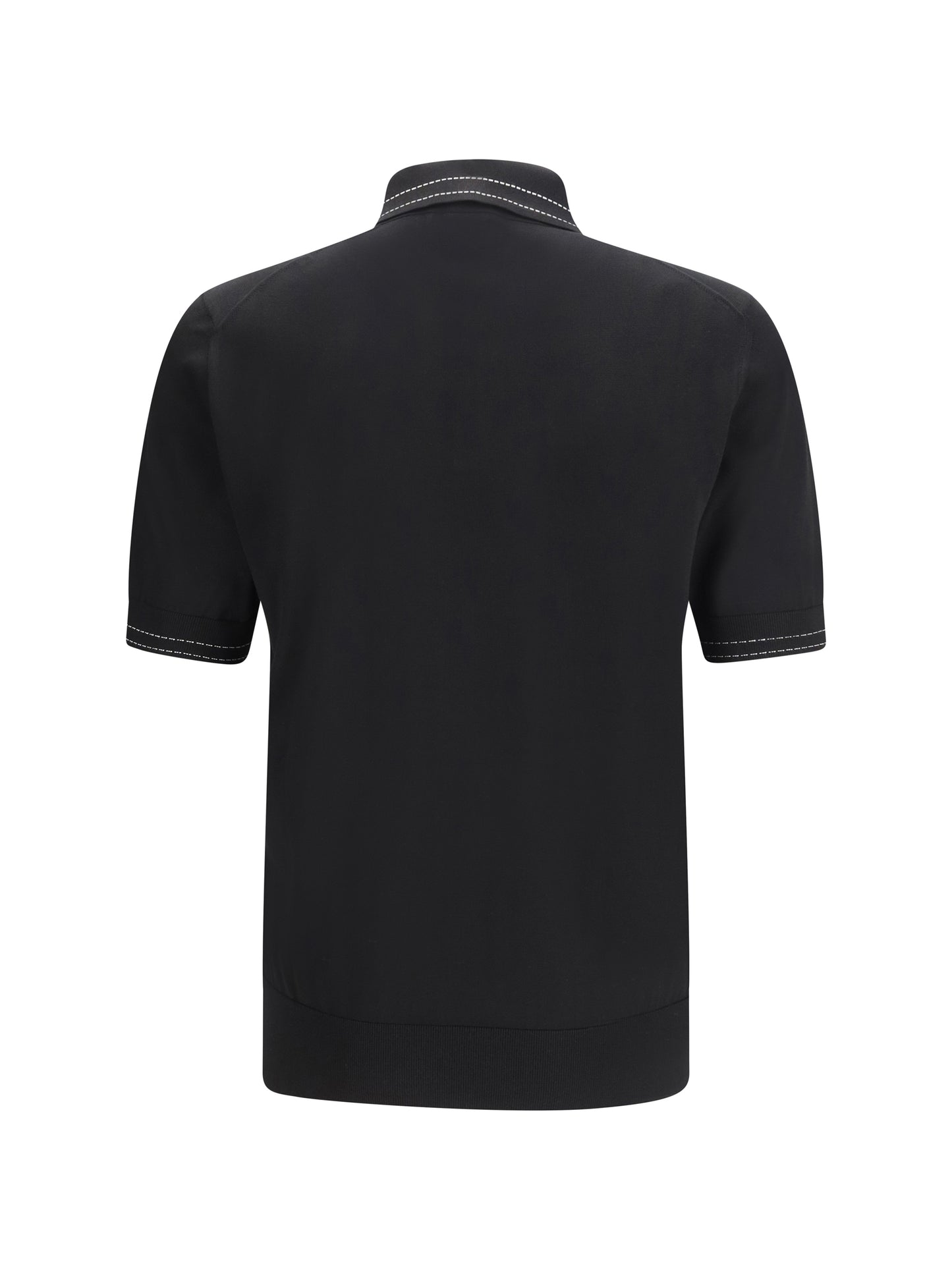Polo Shirt Silk Black