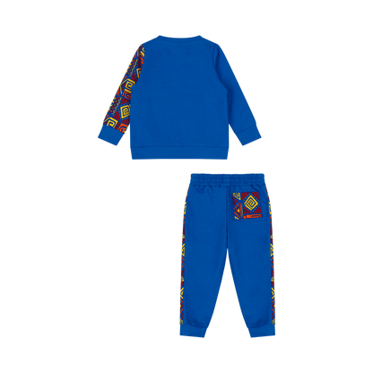 Blue Geometric-