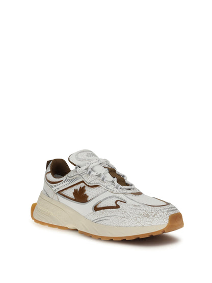 Sneakers Sprinter Leather White/Cream/Brown