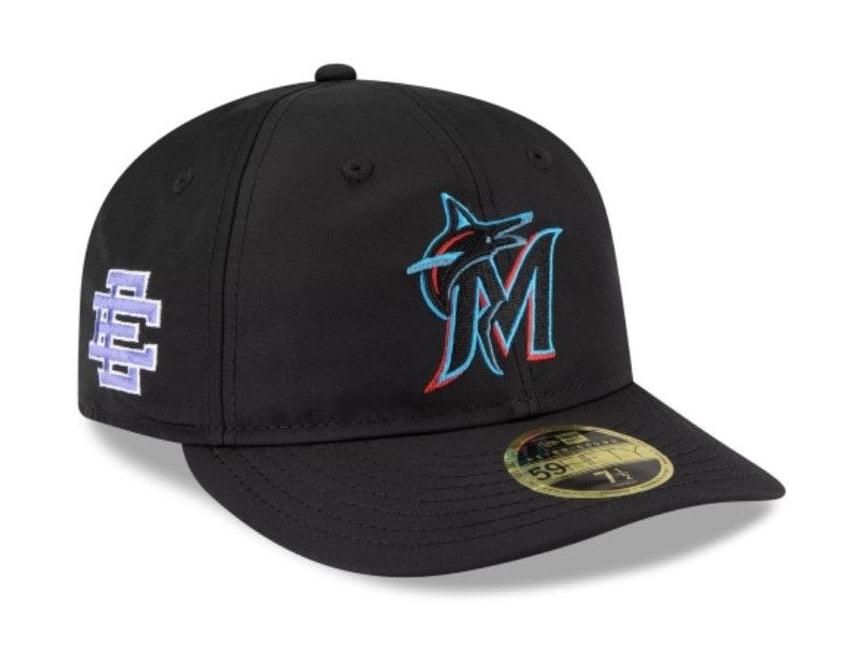New Era Men's X Eric Emanuel MLB Ee Ny19 59Fifty Mia Marlins Fitted