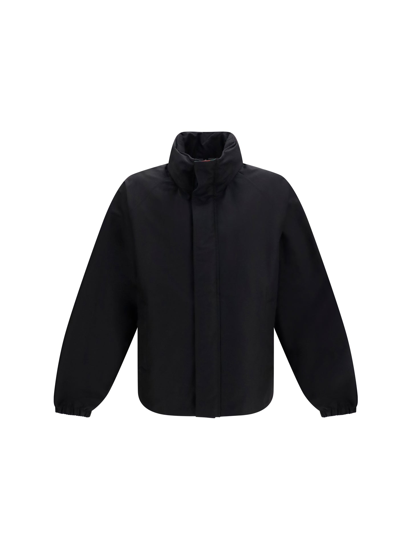 Jacket Compact Cotton Zip Black