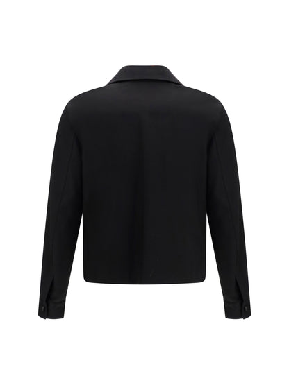 Jacket Script Collar Black