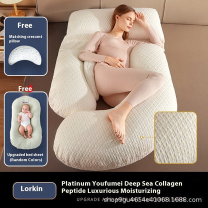 Maternity Pillow – Waist Support Side-Sleeping Cushion for Pregnancy Comfort