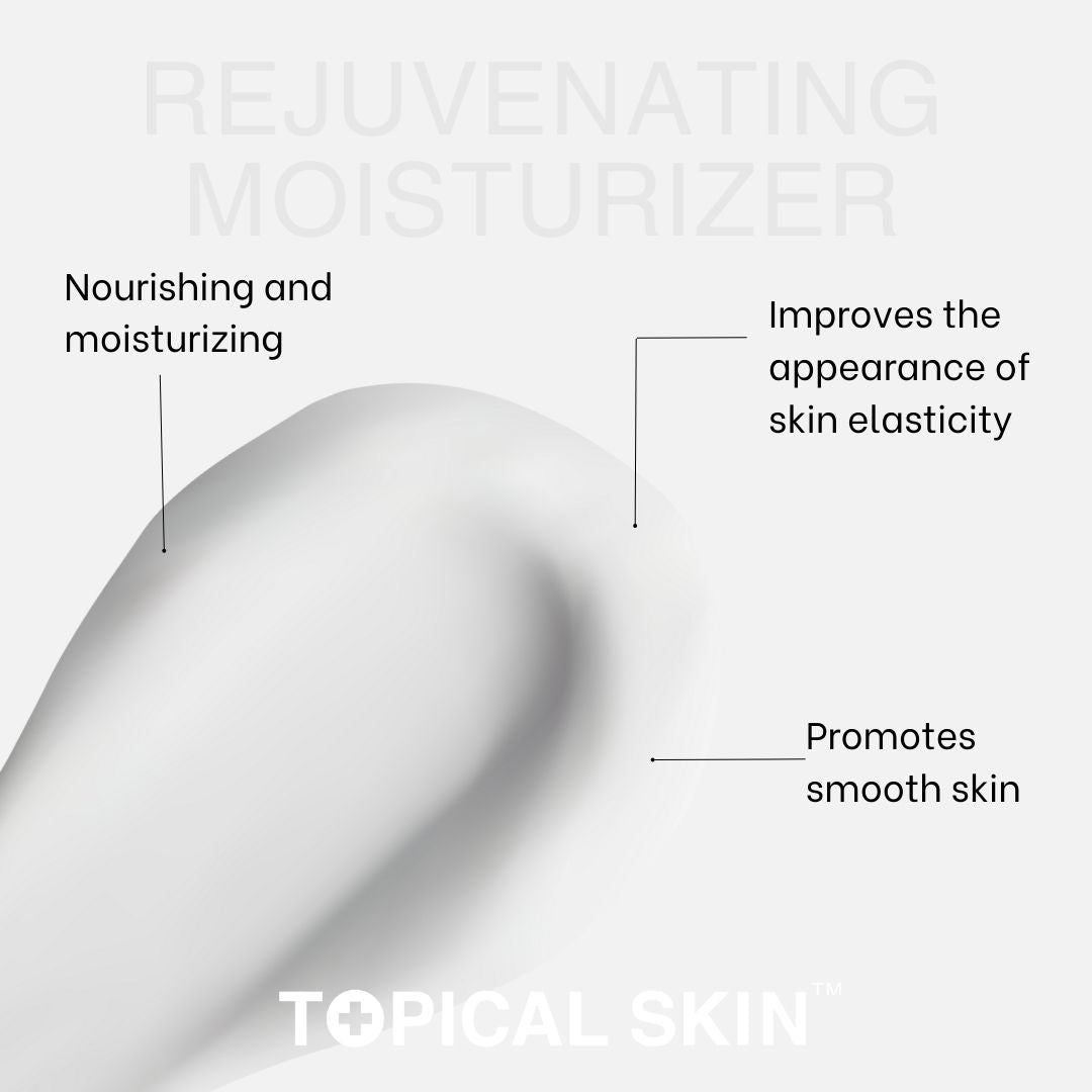 Topical Skin Rejuvenating Moisturizer with Niacinamide, Vitamins and Peptide