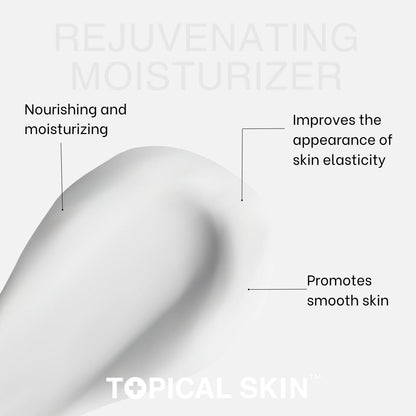 Topical Skin Rejuvenating Moisturizer with Niacinamide, Vitamins and Peptide