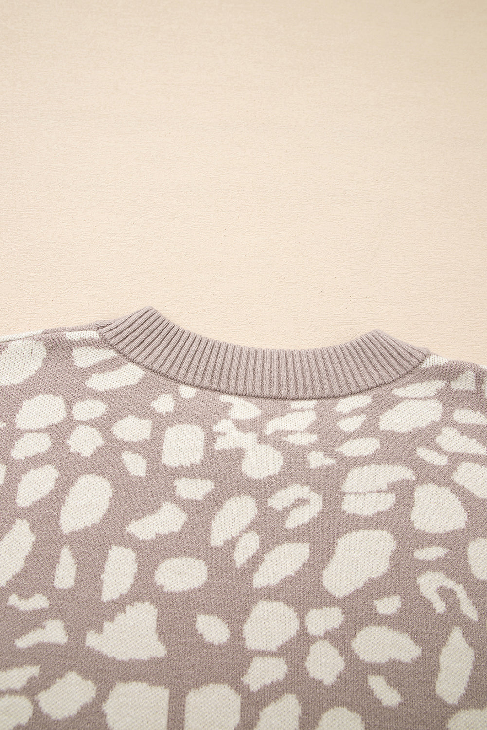 Threaded Pear Avery Trim Drop Shoulder Sweater