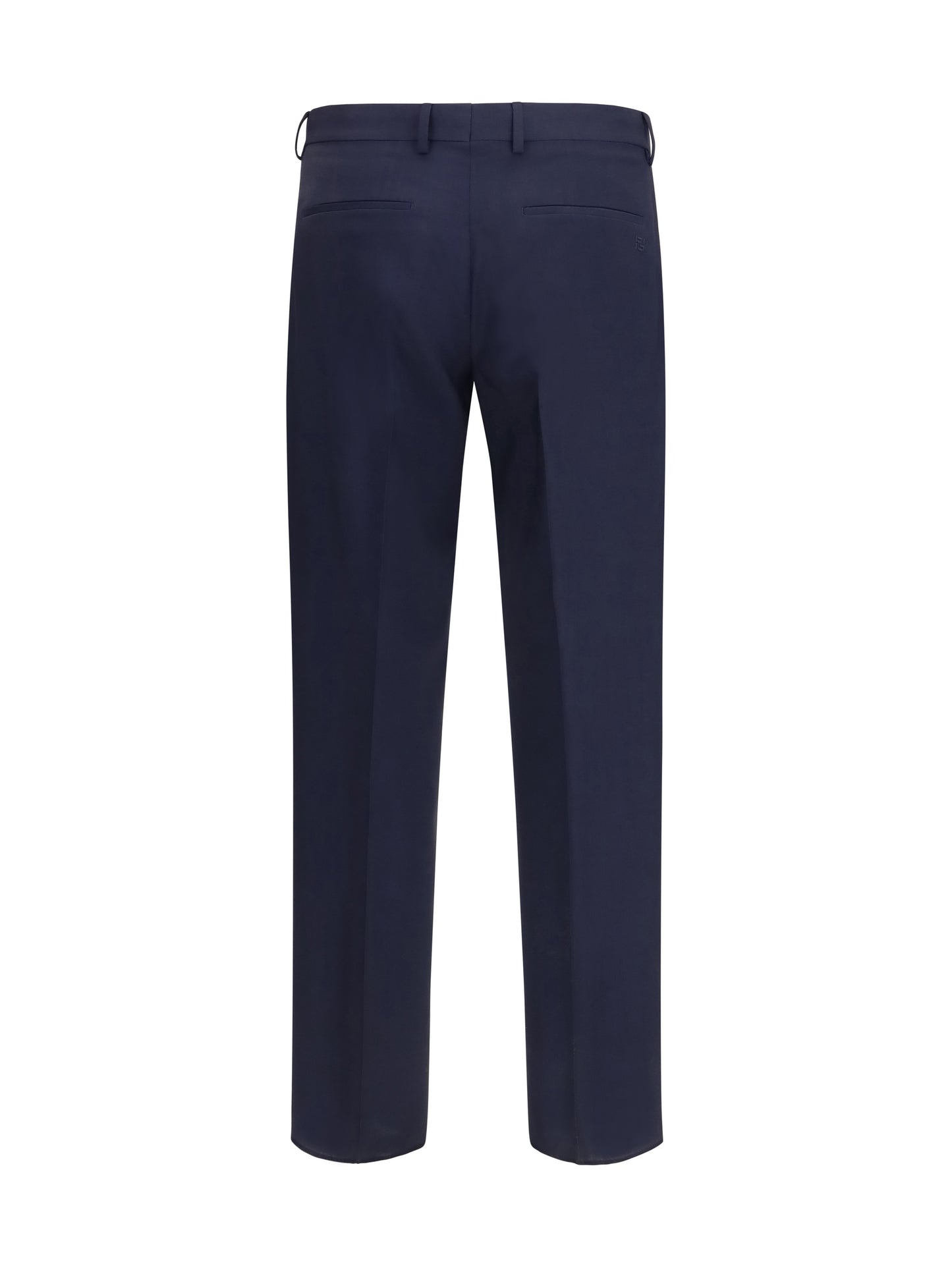 Tailored Pants Dark Blue Wool
