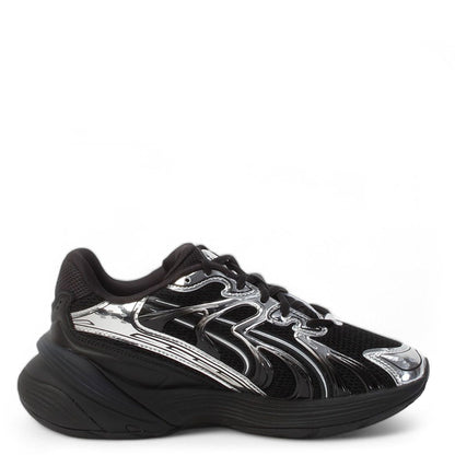 Puma Grade School Inverse Rev Black Dark Grey Silver