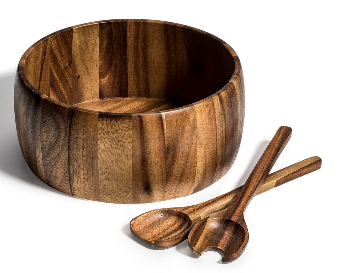 Kalmar Home Extra Large Salad Bowl with Servers - 332C3